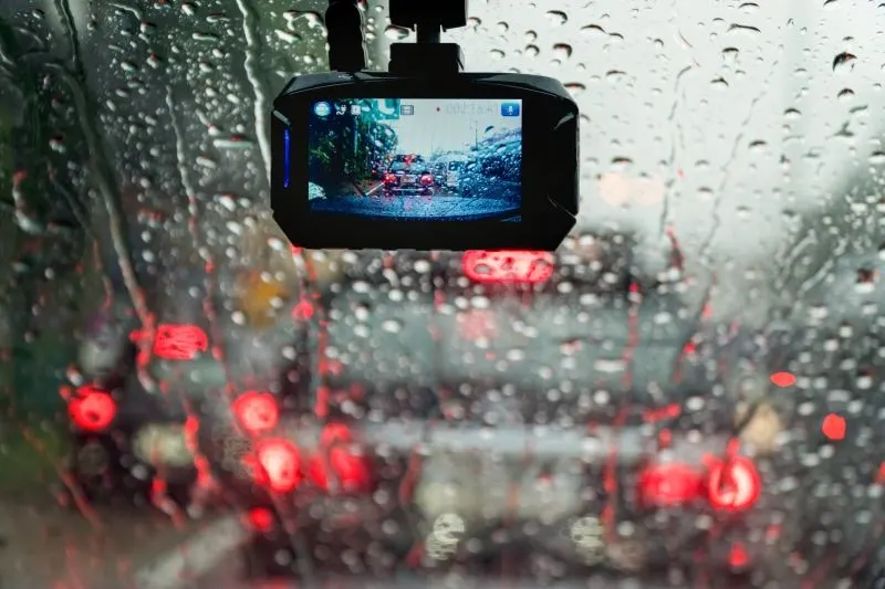 Image of a fleet dash cam.