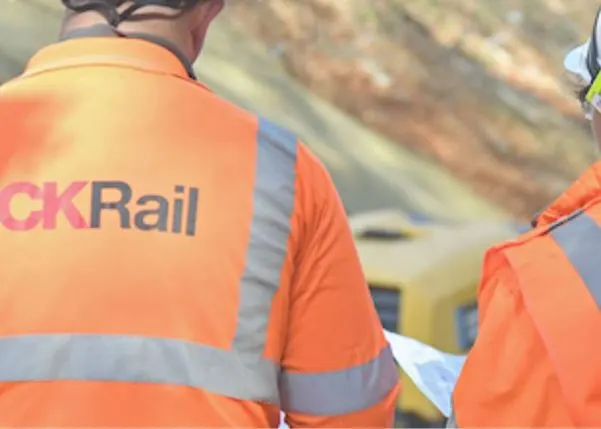 CK Rail workers on site