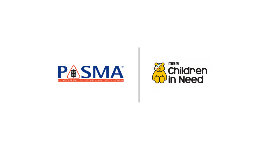 PASMA and Children in Need Logos for Chris' Epic Journey