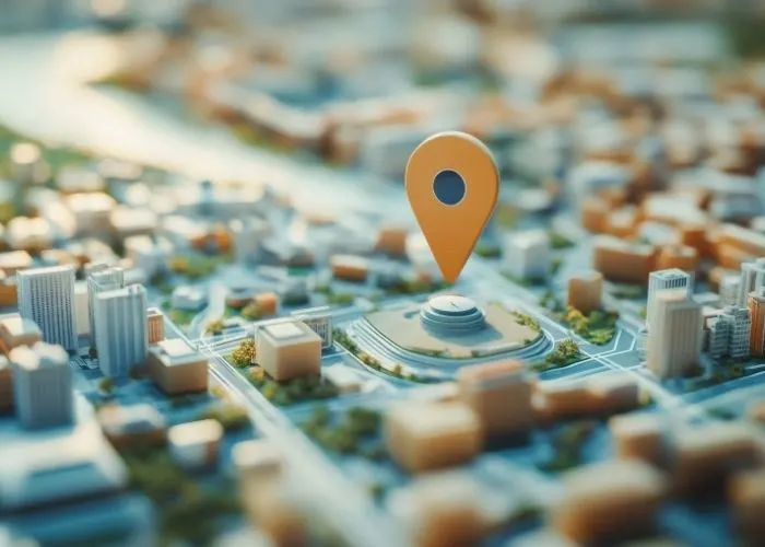 Location tag on city