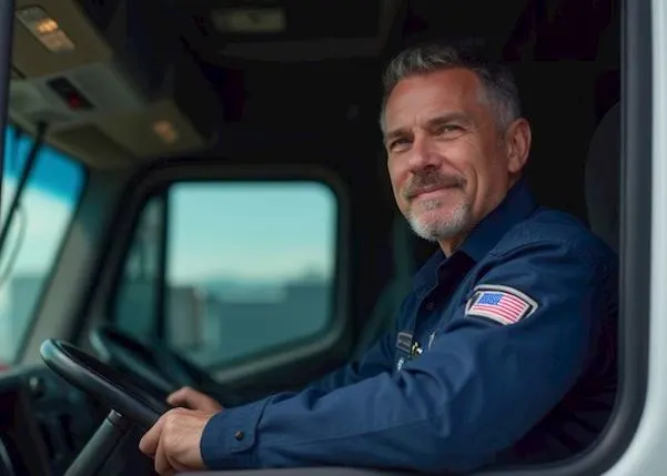 Man wearing a US jacket smiling at the camera