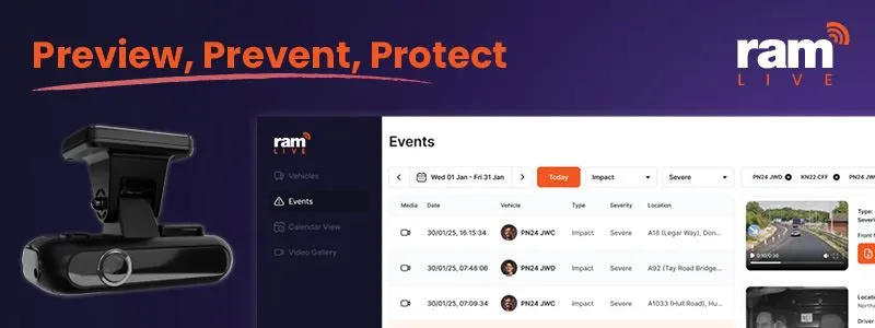 Image of the RAM Live camera and the customer portal