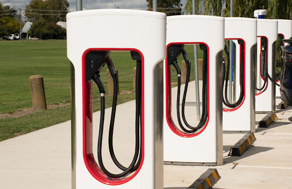 An image showing an electric vehicle station for electric vehicles 