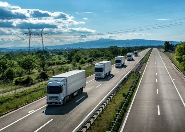 Vehicles on the highway