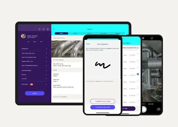 Portal view of Klipboard's job management system